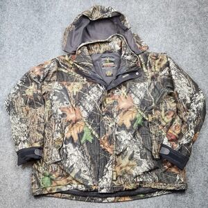 Browning Jacket Mens XL Camo Hydro Fleece GORE-TEX Hooded Hunting Parka